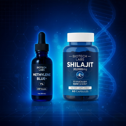 Longevity Essentials Bundle (Methylene Blue + Shilajit)
